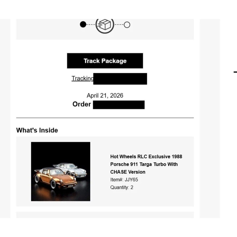 Hot Wheels RLC Exclusive 1988 Porsche 911 Targa Turbo (CHASE CHANCE!) IN HANDS